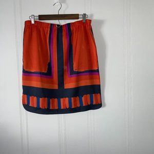 ANN TAYLOR Orange Skirt  Sz 10